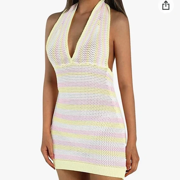 baggy mini dress Meggie Linen Mini Dress
